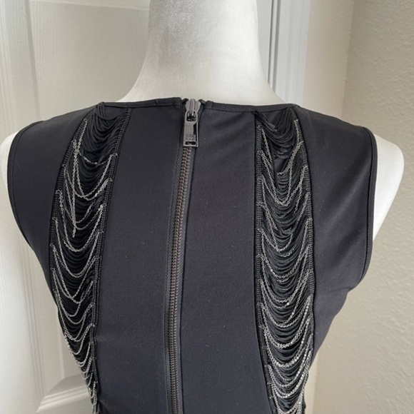 Haute hippie chain cocktail bodycon dress - Picture 3 of 9